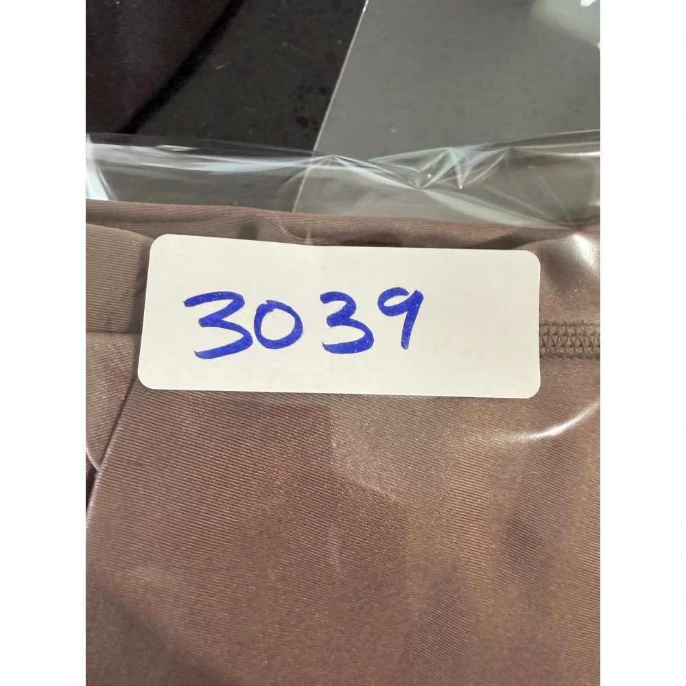 Alo Yoga High-Waist Airbrush Leggings Metallic Mauve Taupe Women's Size L